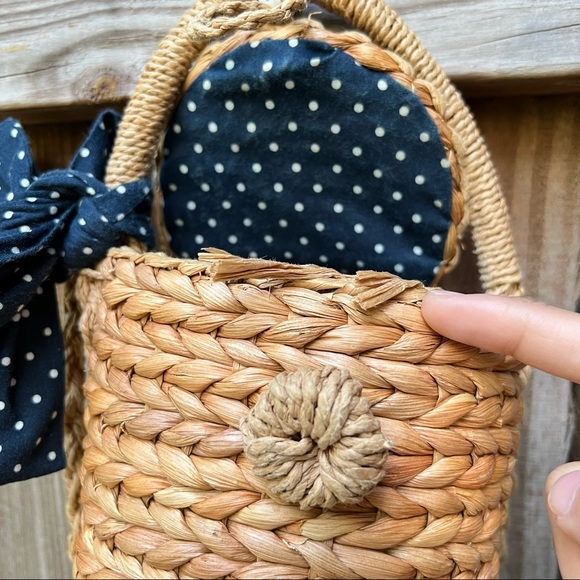 Zara straw crossbody basket bag - Picture 13 of 13